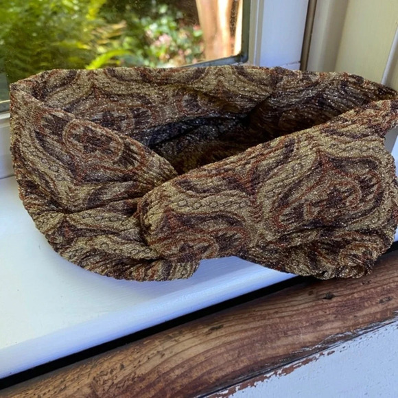 Anthropologie Metallic Twist Headband - Picture 4 of 6